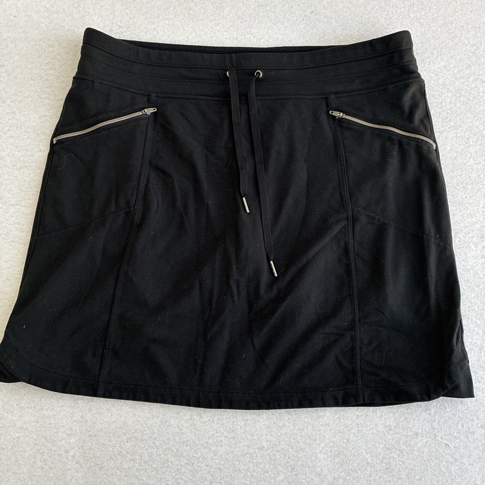 Athleta Metro Skort Black LT Large Tall Athleisure Sports Tennis Golf Pickleball